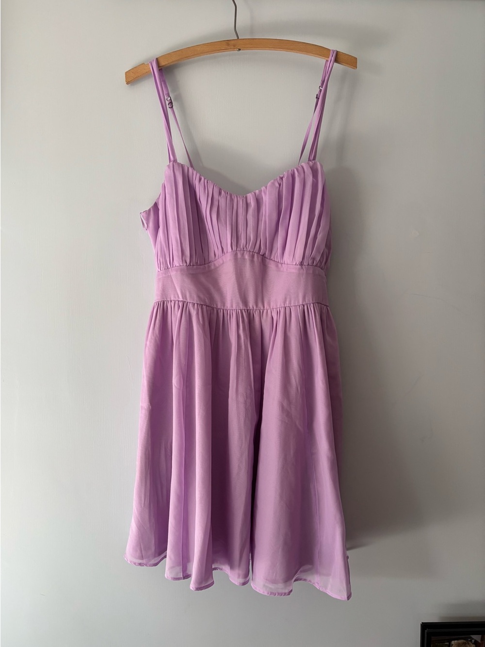 Abercrombie & Fitch Lilac Spaghetti Strap Slip Dress